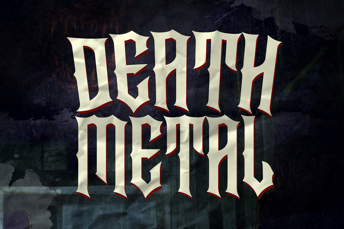 DRAKENHOLD Black Metal Display, a Blackletter Font by dansdesign (Photo 3 of 12)