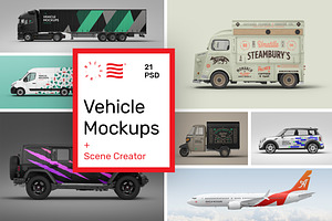 Vehicle Mockups - Car Mockups