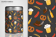 Country Symbols Seamless Patterns, a Pattern Graphic by 3Y_Design (Thumbnail 4 of 6)