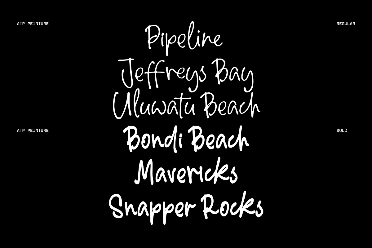Peinture - Handwritten Script Font, a Script Font by Typeparties (Photo 6 of 9)