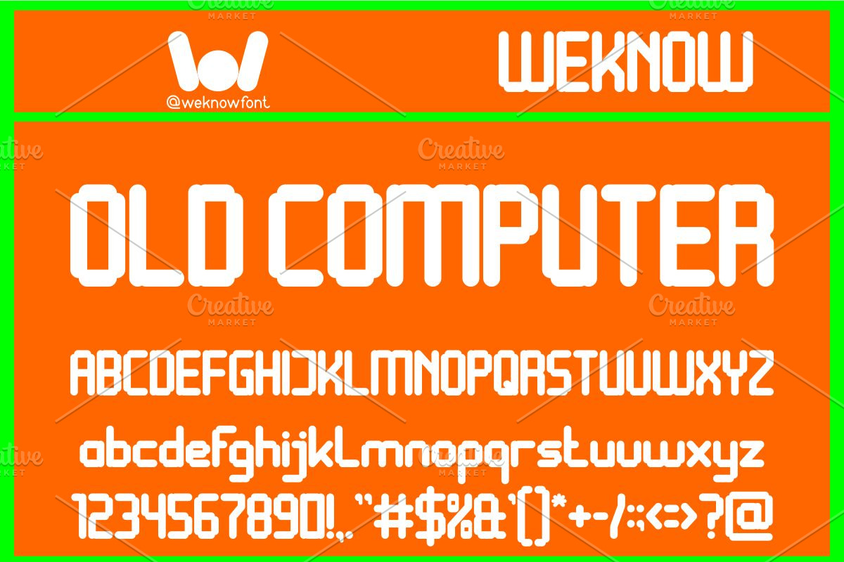 Video Games font, a Font by weknow (Photo 2 of 8)