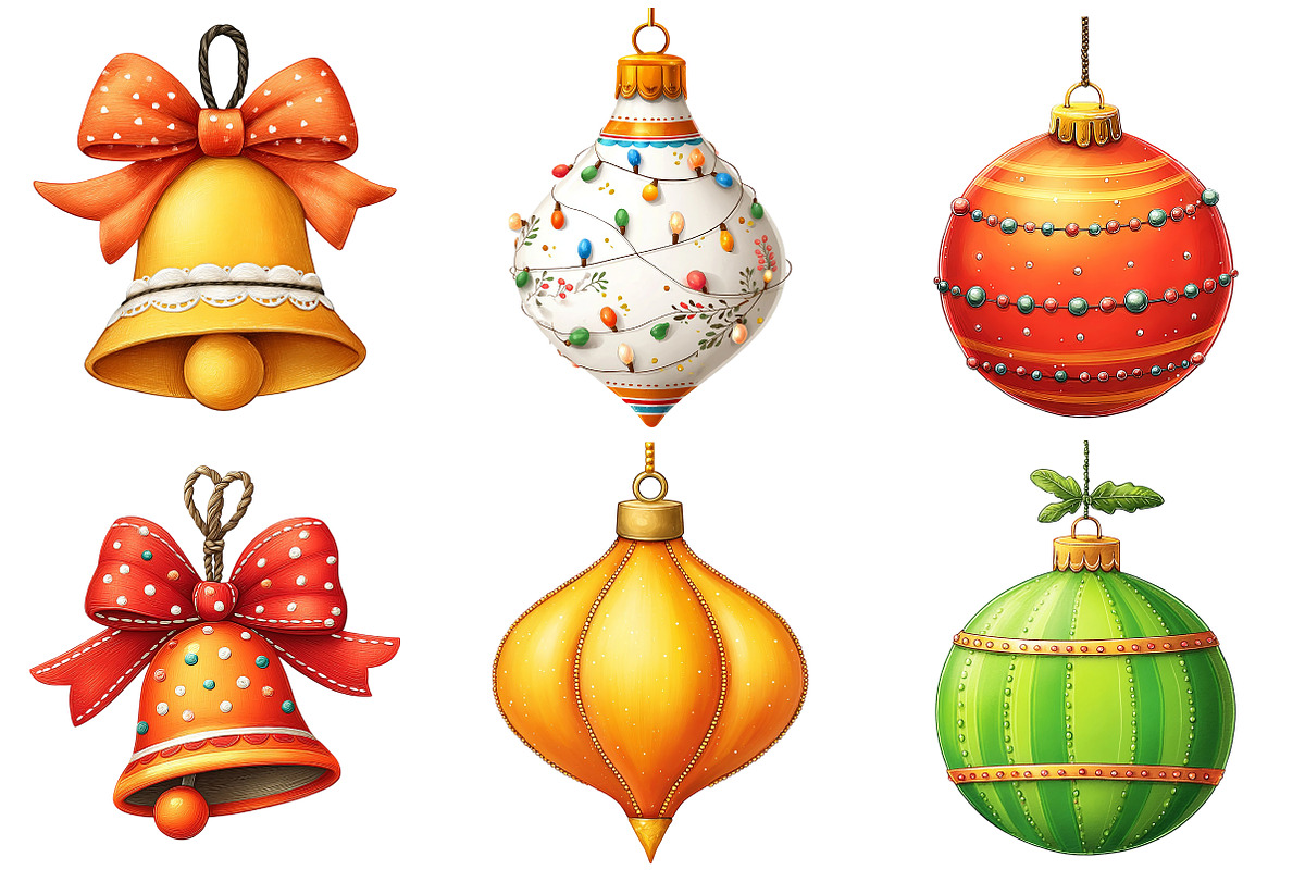 Minimalist Christmas Ornament Clipar, an Illustration by Craft Nest (Photo 5 of 8)