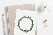 WATERCOLOR WINTER WREATH PNG, an Illustration by KruthDesign (Thumbnail 4 of 10)
