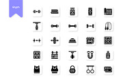 Gym Icons, a Duotone Icon by HacaStudio (Thumbnail 3 of 3)