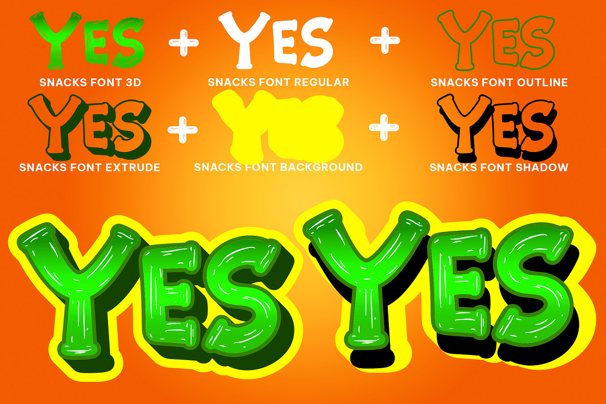 Snacks - Stylish Display Font, a Font by Fontcastle (Photo 4 of 7)