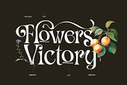 Fd Parfume Serif Font + Swashes, a Serif Font by Fortunes Co (Thumbnail 2 of 12)