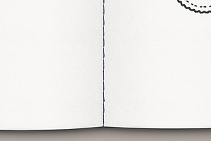 Stitched Notebook Mockup