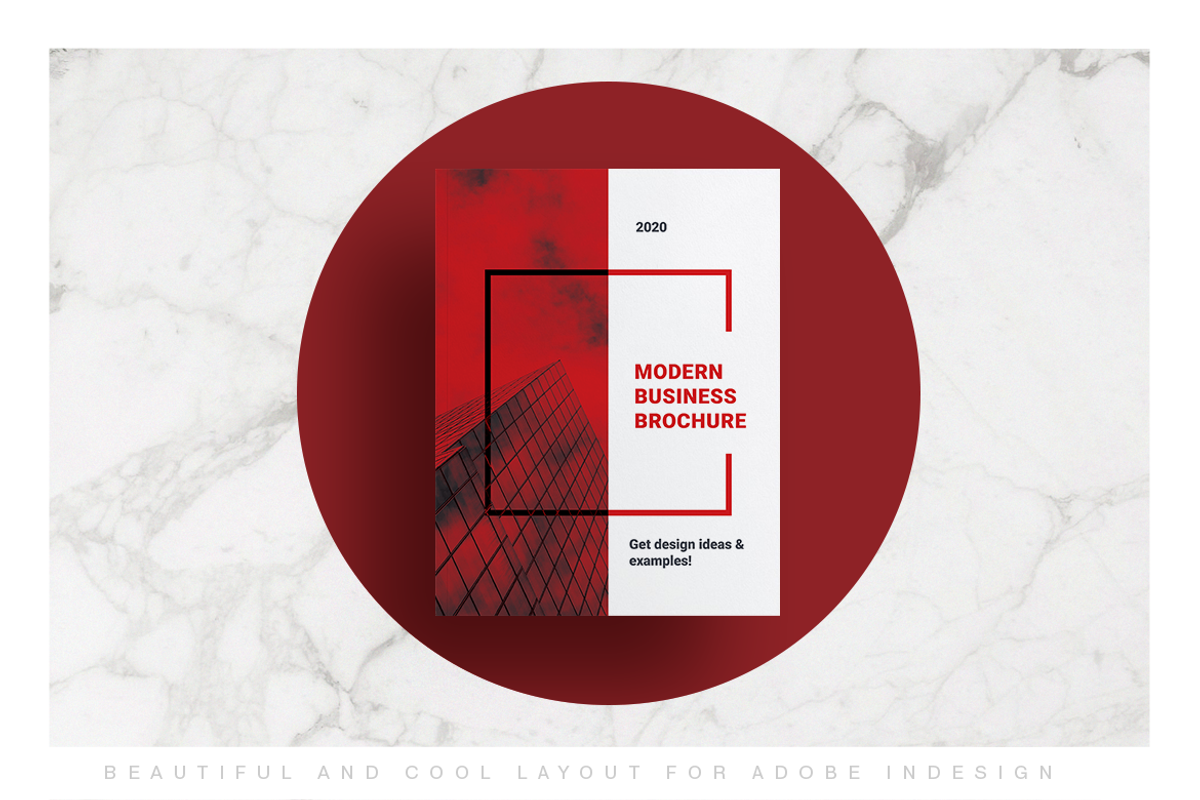 Red Business Brochure Template, a Brochure Template by Boris Cupac (Photo 1 of 8)