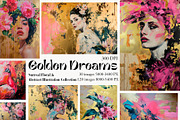 Golden Dreams – Surreal Floral & Abs, a Decorative Illustration by O m N i  Studio (Thumbnail 8 of 16)