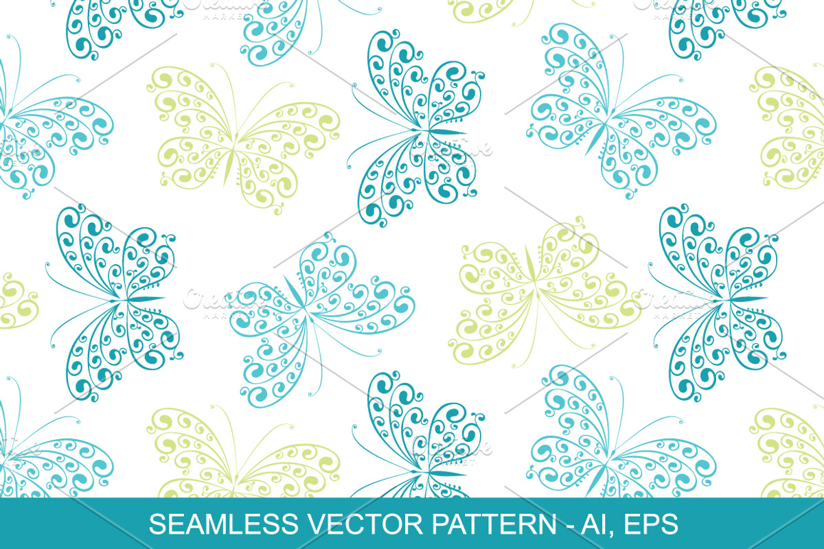 Scrollwork Butterfly Vector Clipart, a Graphic by Galina Ivanova (Photo 6 of 6)