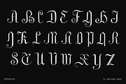 Gothic Blackletter Calligraphy Font, a Blackletter Font by Century Library (Thumbnail 4 of 6)