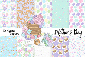 Mother's Day Pastel Pattern