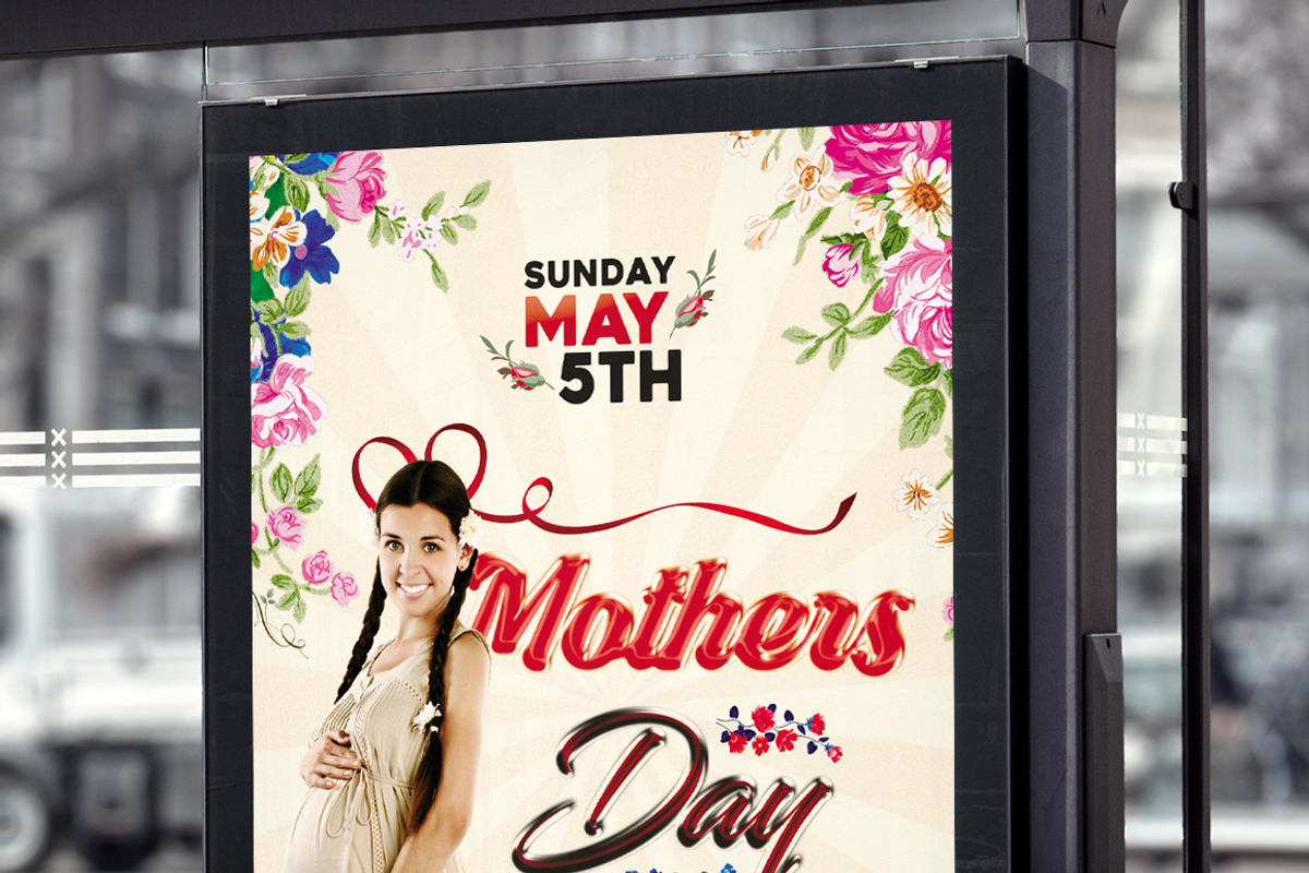 Mother's Day - Flyer / Poster 02, a Flyer Template by VectorMedia (Photo 7 of 8)
