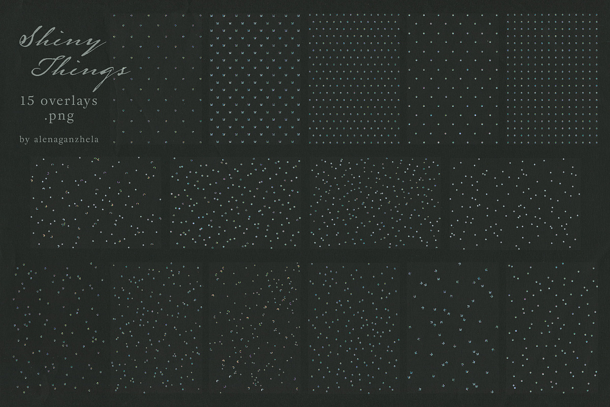 Shiny Things: rhinestone kit, an Object Graphic by alenaganzhela (Photo 4 of 10)