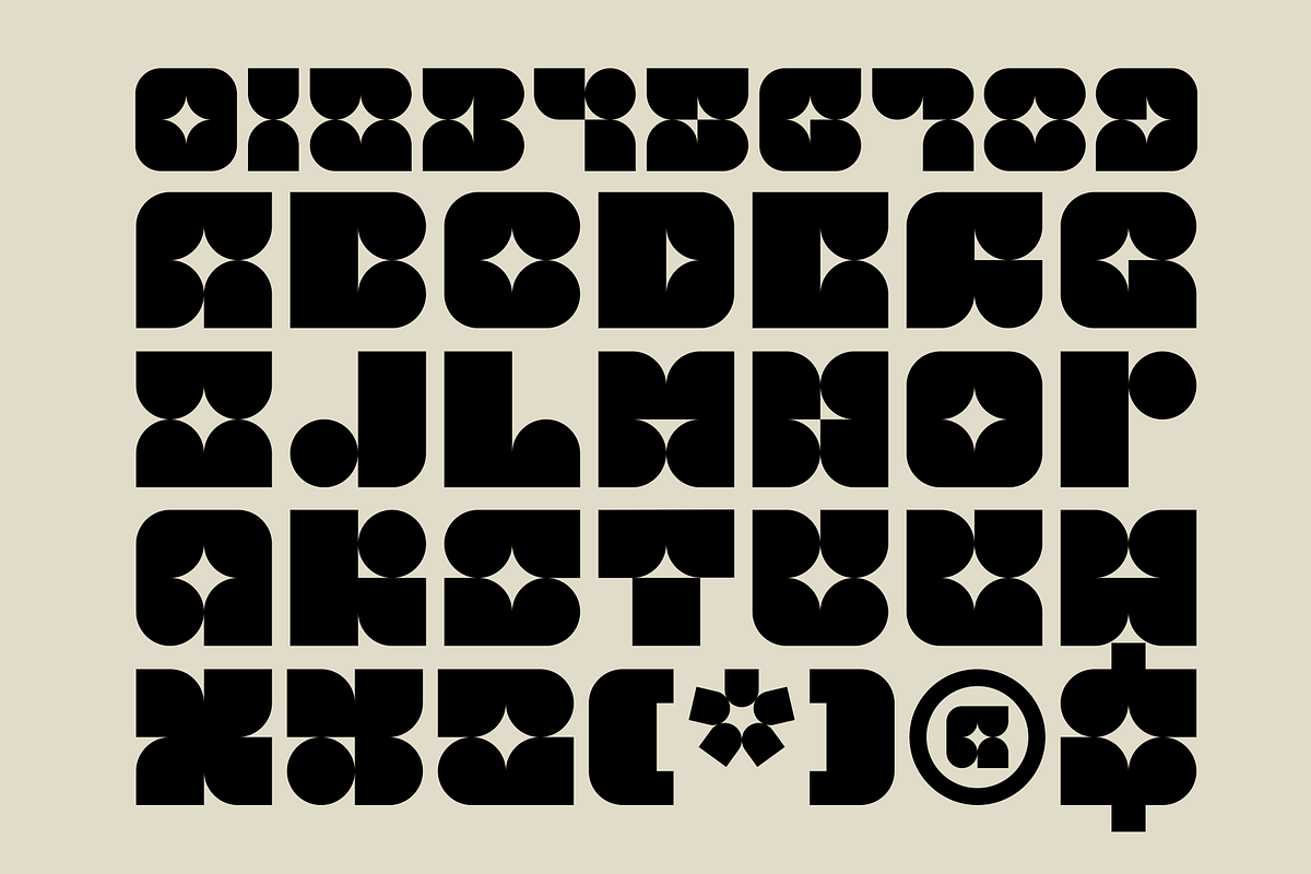 Mtry - Geometric Experimental, a Sans Serif Font by Marvadesign (Photo 5 of 10)