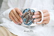 Sea Turtles Hand-drawn Illustration, an Animal Illustration by Leonaa art (Thumbnail 7 of 7)