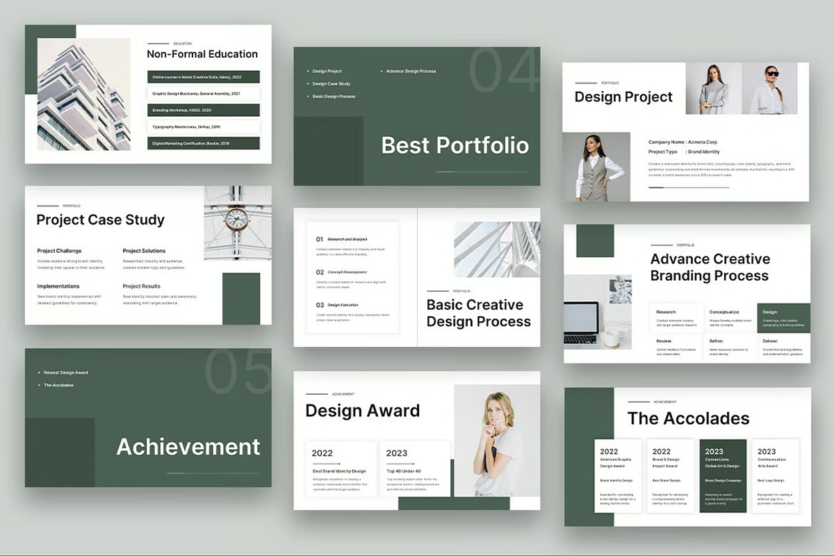 Vierce - Aestethic CV Resume PPoint, a Presentation Template by Fit-tee (Photo 3 of 6)