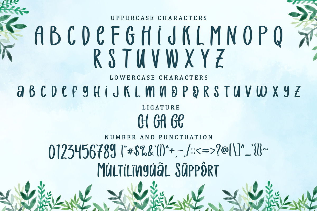 Beach Garden | Handwritten Font, a Handwritten Font by esamaradany (Photo 7 of 8)