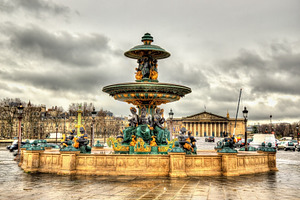 Fontaine des Mers on the Place de la, an Architecture Photo by Leonid Andronov