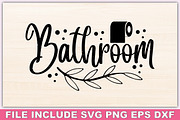 Bathroom Quotes SVG Bundle, an Illustration by crafthome (Thumbnail 10 of 20)