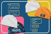 Winter Hat Mockup, a Hat Mockup by AG Mockups (Thumbnail 2 of 3)