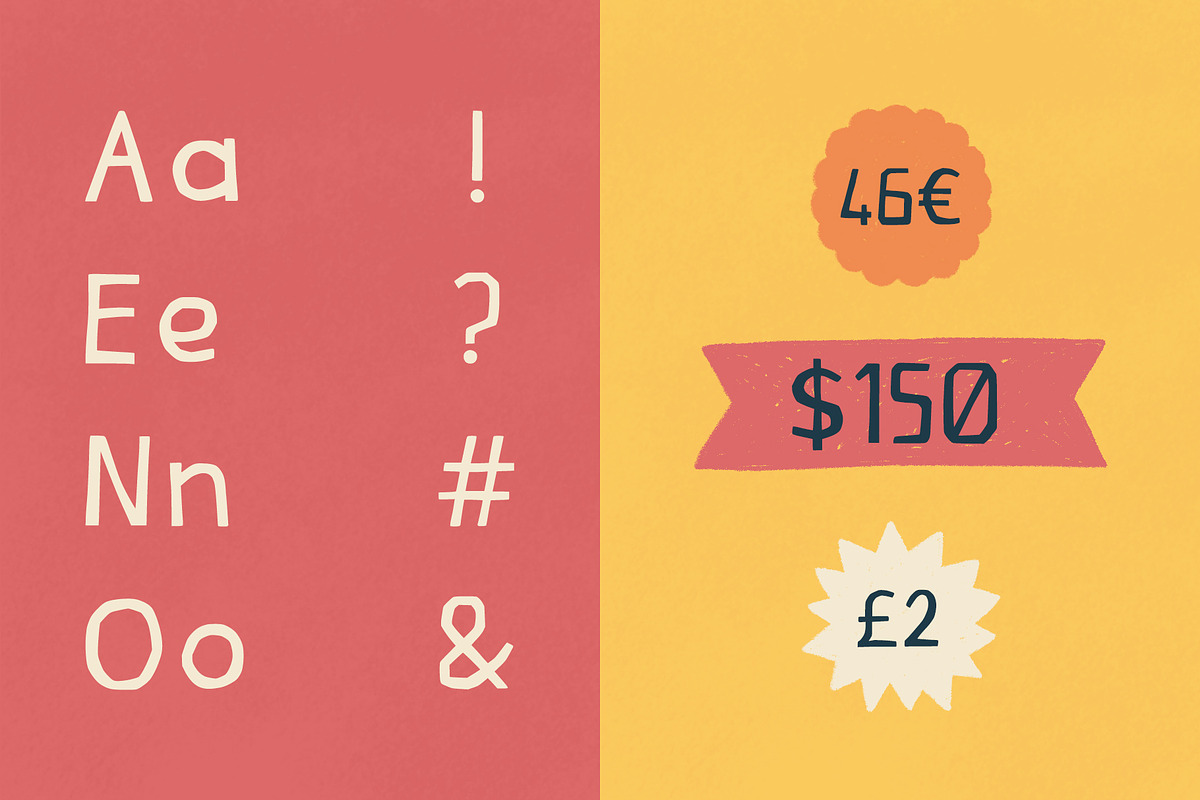 Quirky Wonky - Handwritten font, a Handwritten Font by Carole Chevalier (Photo 8 of 9)