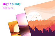 Sunset Background Bundle, a Texture Illustration by Digital Studio (Thumbnail 2 of 3)