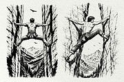 Rock Climbing Adventure Graphics, a Sport Illustration by DENIDigitalArtSudio (Thumbnail 3 of 9)