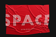Spaceline Font, a Font by The Petim (Thumbnail 1 of 4)