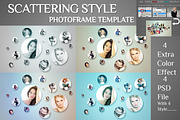 Scattering Style Photo Template, a Texture Graphic by MithunLekson (Thumbnail 6 of 8)
