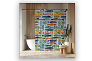 Briny - Fish Sardine Pattern, an Animal Illustration by Brush Berry Studios (Thumbnail 6 of 6)