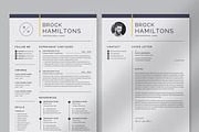 Modern Resume/CV Template, a Resume Template by Proper_media (Thumbnail 2 of 7)