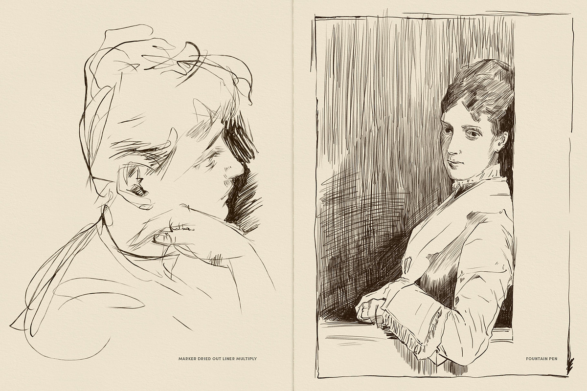 Daily Sketch – Procreate Brushes, a Brush Add-On by Sadie Lew (Photo 6 of 13)