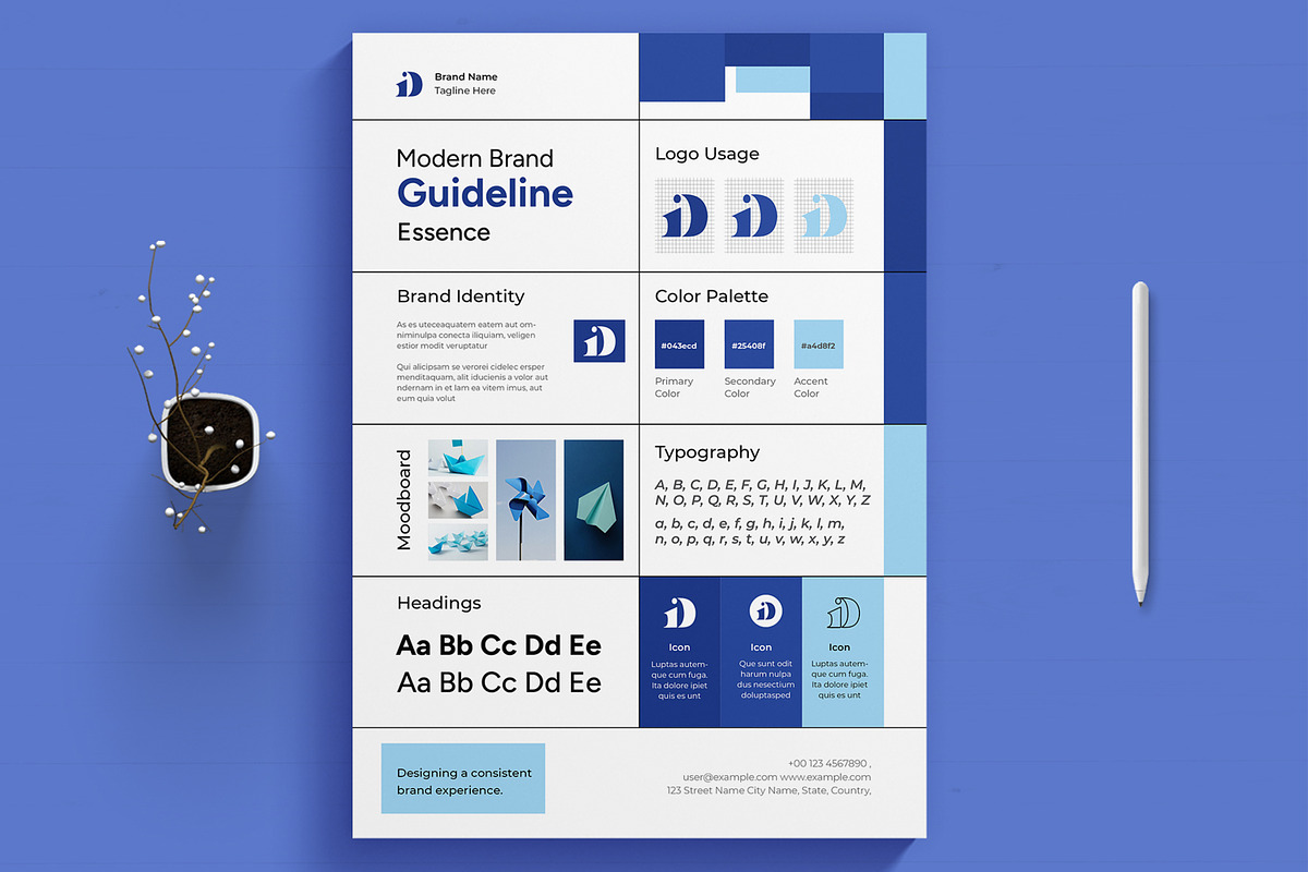 Brand Guideline Flyer