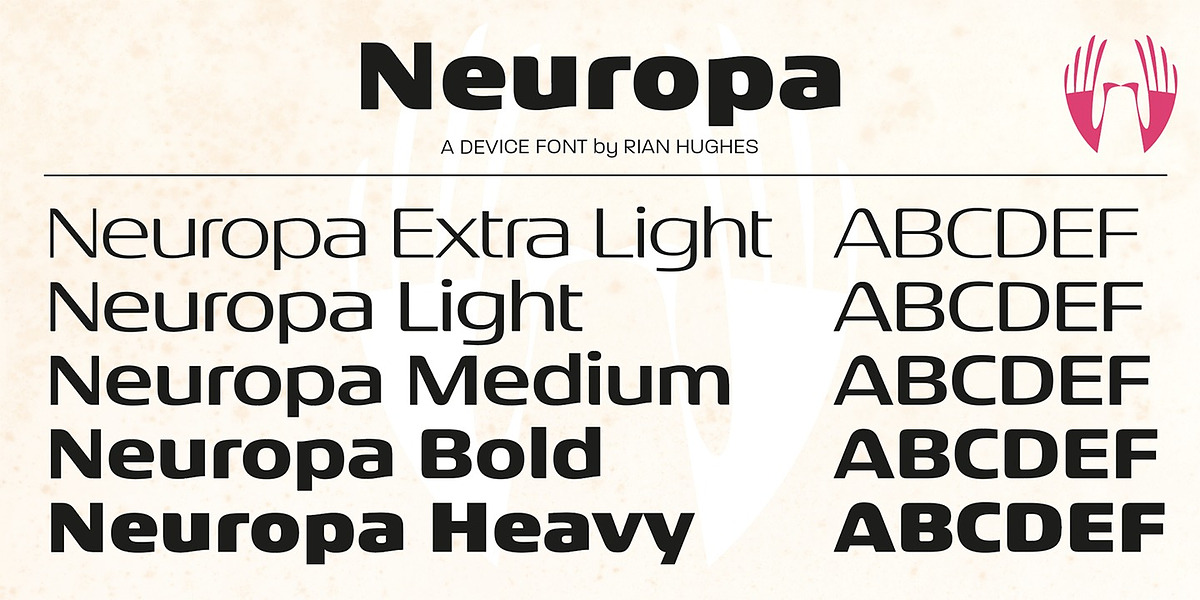 Neuropa, a Sans Serif Font by Device (Photo 4 of 6)