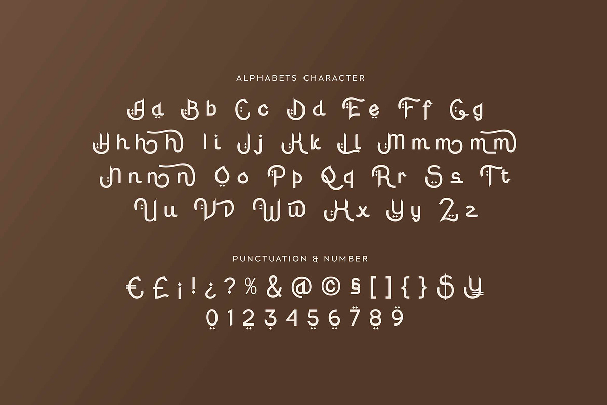 Bimusih - Modern Arabic Font Display, a Font by Runsell Studio (Photo 5 of 5)