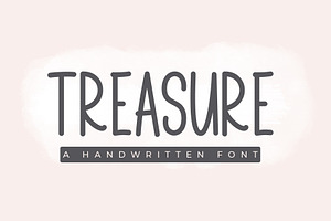 Treasure - Handwritten Font