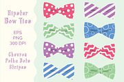 Digital Bow Ties Clipart, Hipster, an Illustration by Digital Sugar (Thumbnail 1 of 2)