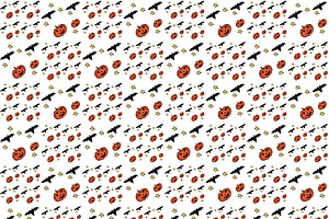 Bats and heart eye pumpkins