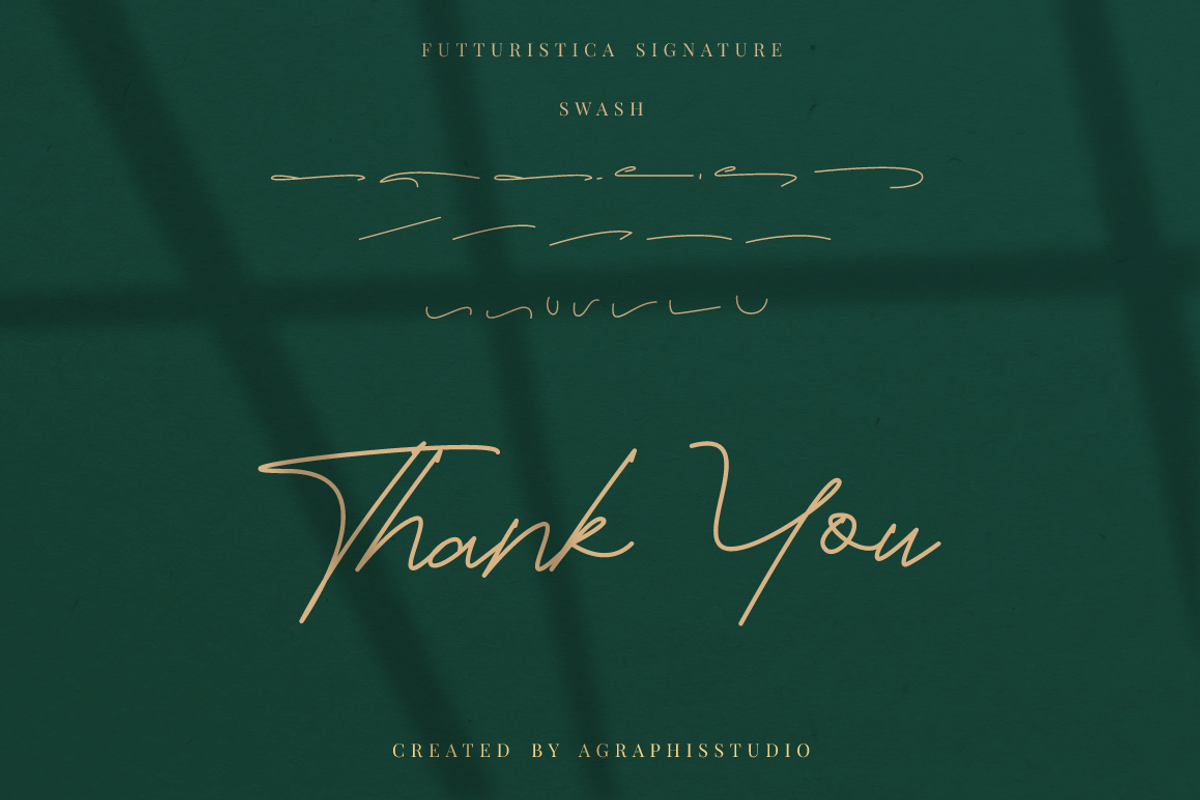 Futturistica Signature Business Font, a Script Font by KennedyStudio (Photo 10 of 10)