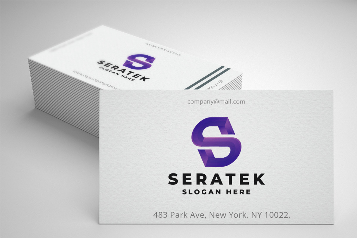 3D Geometric Letter S Logo, a Branding & Logo Template by Design_Planet (Photo 1 of 3)