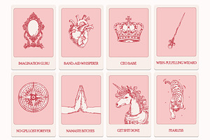 Not Tarot. Cards & Clipart