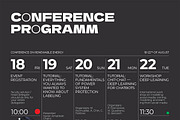 Conference Event Program Poster, a Flyer Template by Danil Polshin (Thumbnail 9 of 9)