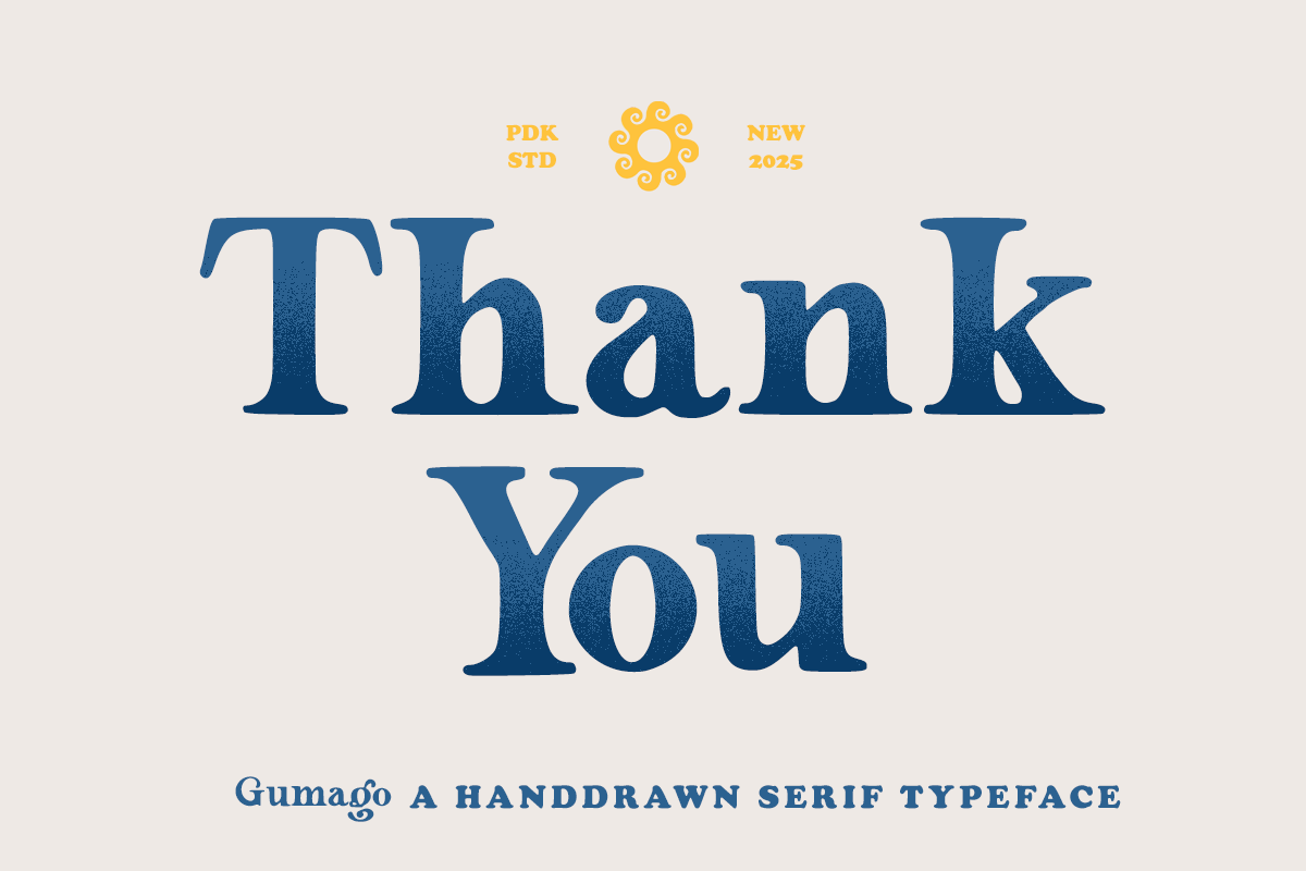 Gumago - Bold Playful Serif, a Serif Font by Pandeka Studio (Photo 9 of 9)