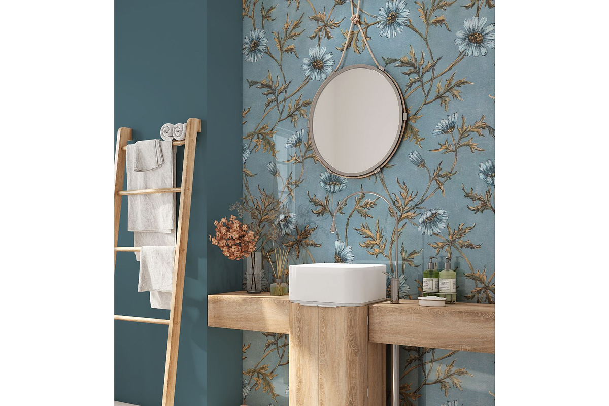 Vintage Bluets Pattern, a Pattern Graphic by MouseGrey (Photo 5 of 14)