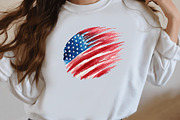 Patriotic American Brushtrokes Clipa, an Illustration by Designworld (Thumbnail 7 of 8)