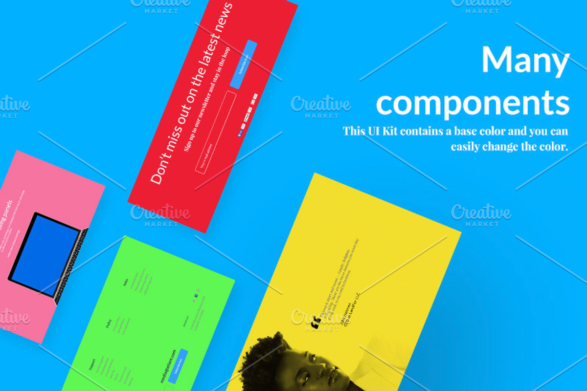 Atlant UI Kit, an UI Kit Template by dmitriythomas (Photo 3 of 4)