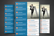 Business Flyer Print Templates, a Flyer Template by AfzaalGraphics (Thumbnail 1 of 4)