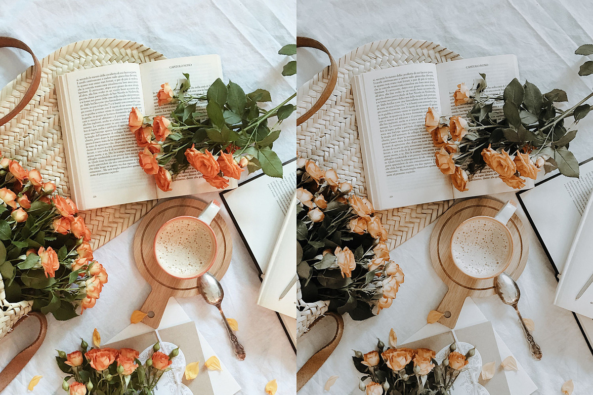 MOODY BOOKSTAGRAM LIGHTROOM PRESETS, an Action Add-On by Emma Kate Creative (Photo 2 of 10)