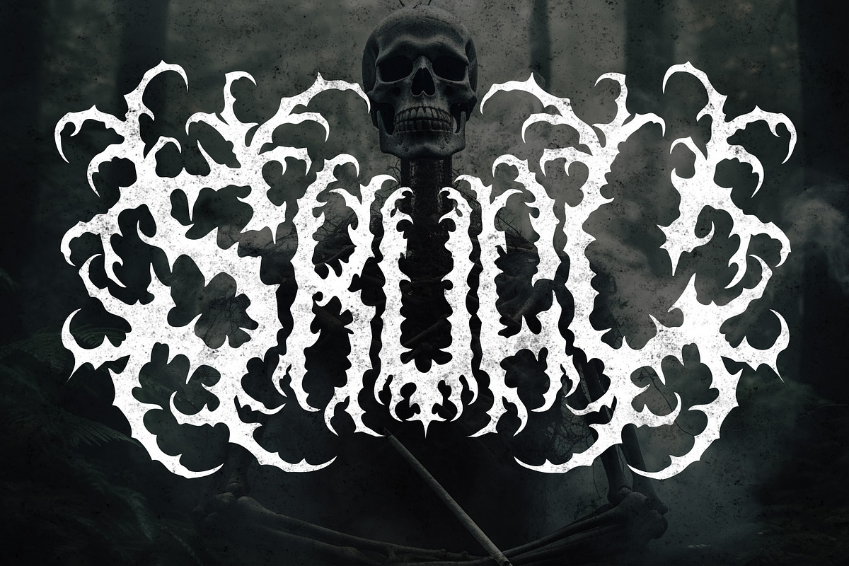 SNORE – Black Metal Font, a Blackletter Font by Fonday Studio (Photo 4 of 8)